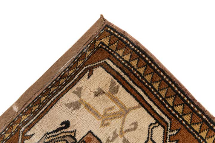 4' x 7' 6 Hand Knotted Kars Wool Rug