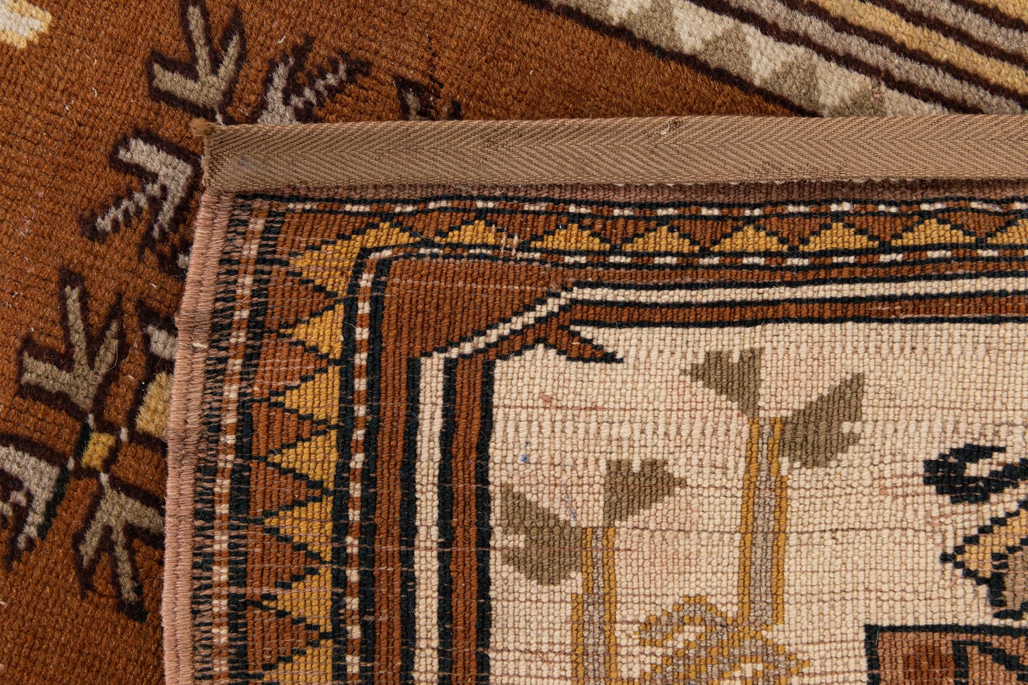 4' x 7' 6 Hand Knotted Kars Wool Rug