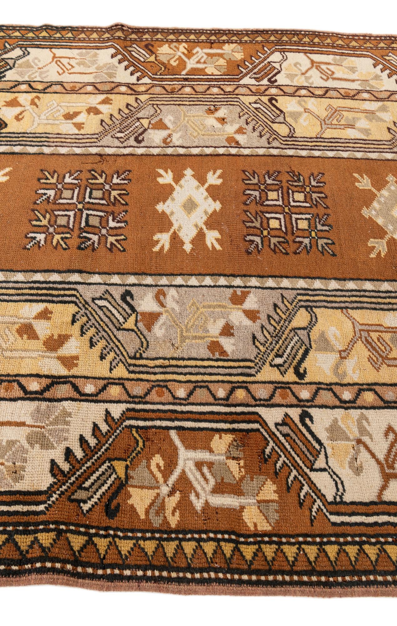 4' x 7' 6 Hand Knotted Kars Wool Rug