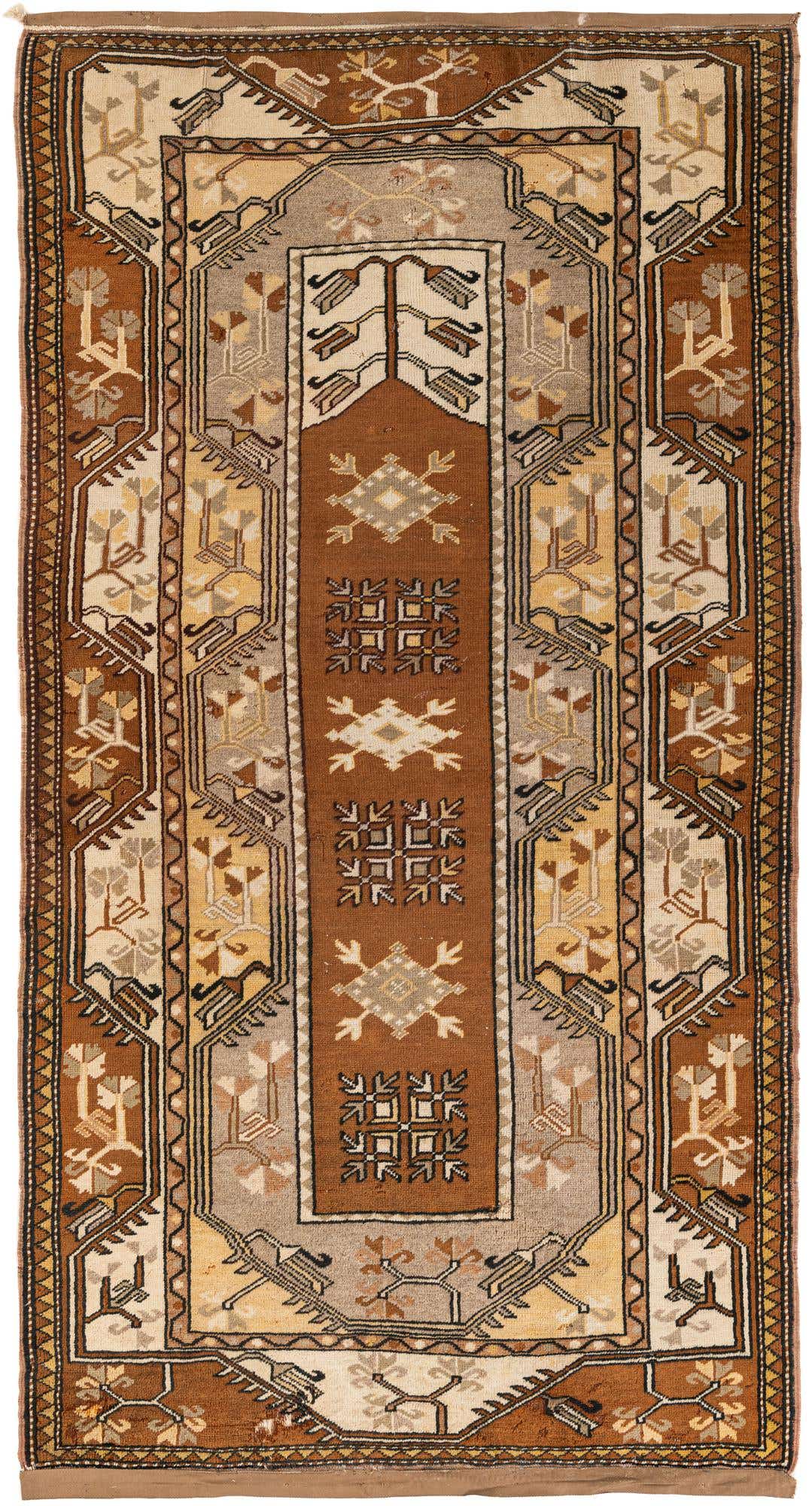 4' x 7' 6 Hand Knotted Kars Wool Rug