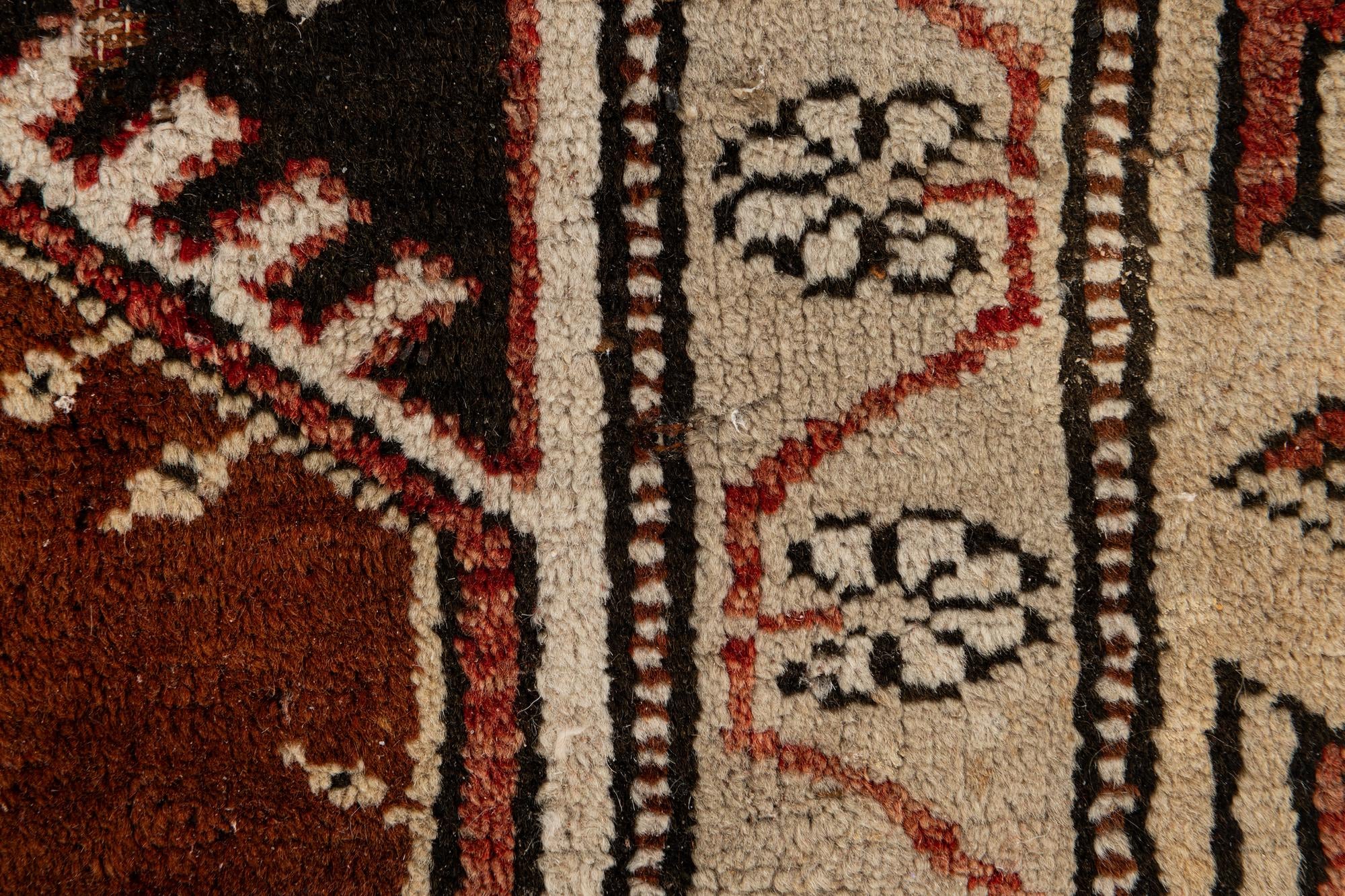 4' 3 x 7' 7 Hand Knotted Kars Wool Rug