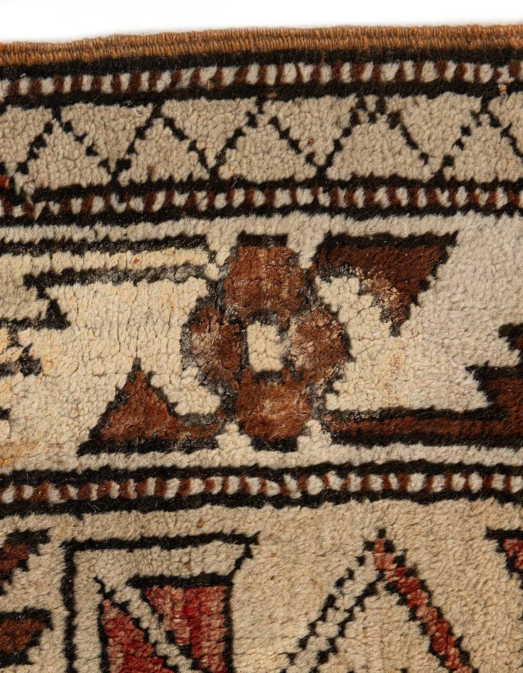 Detail image of 4' 3 x 7' 7  Hand Knotted Kars Wool Rug