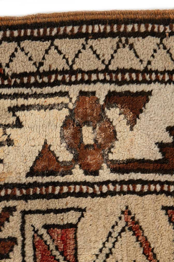 4' 3 x 7' 7 Hand Knotted Kars Wool Rug