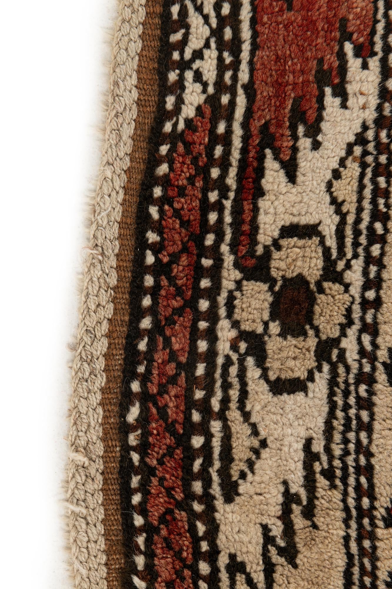 4' 3 x 7' 7 Hand Knotted Kars Wool Rug