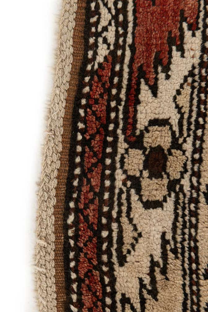 4' 3 x 7' 7 Hand Knotted Kars Wool Rug