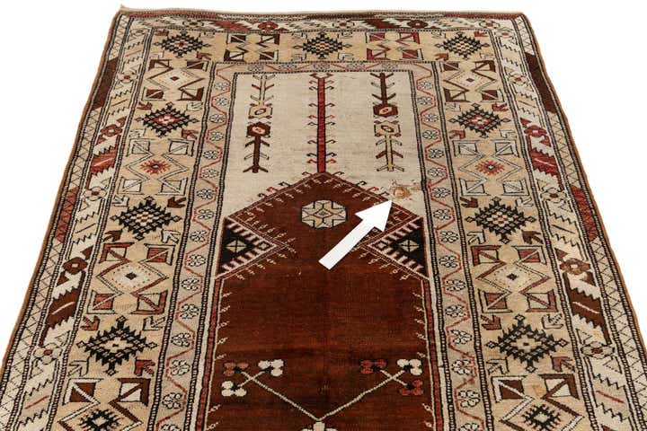 4' 3 x 7' 7 Hand Knotted Kars Wool Rug