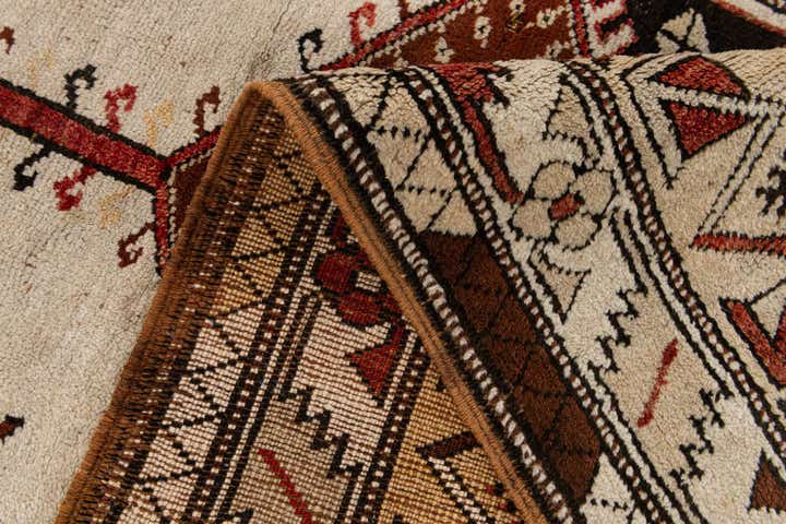 4' 3 x 7' 7 Hand Knotted Kars Wool Rug