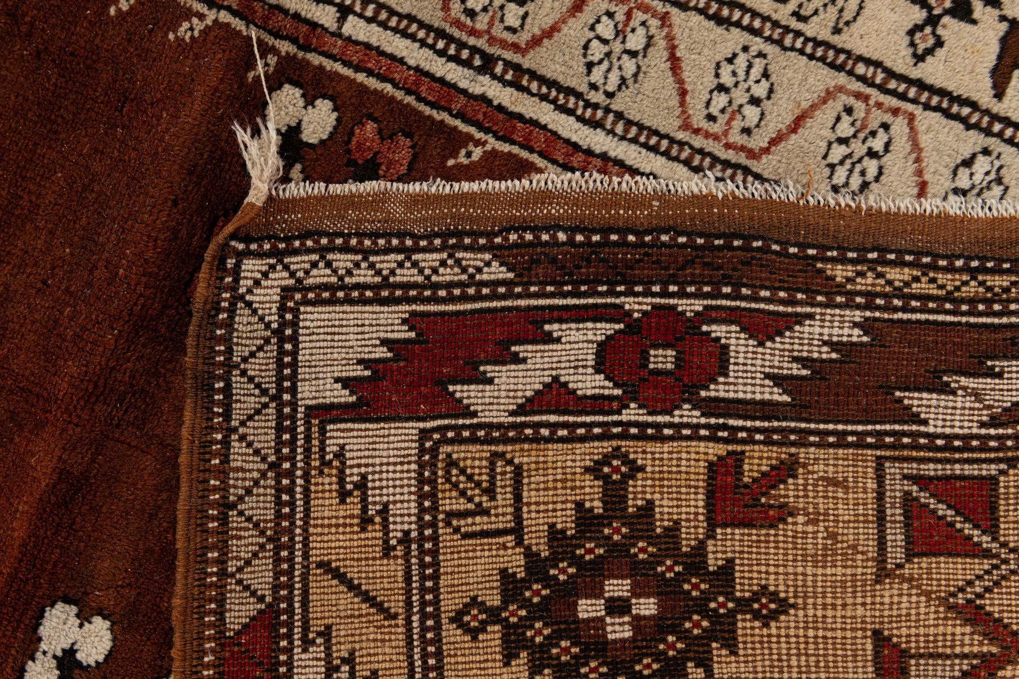 4' 3 x 7' 7 Hand Knotted Kars Wool Rug