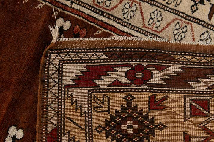 4' 3 x 7' 7 Hand Knotted Kars Wool Rug