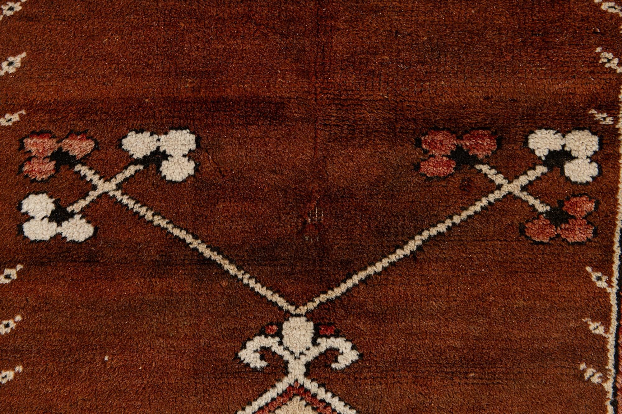 4' 3 x 7' 7 Hand Knotted Kars Wool Rug