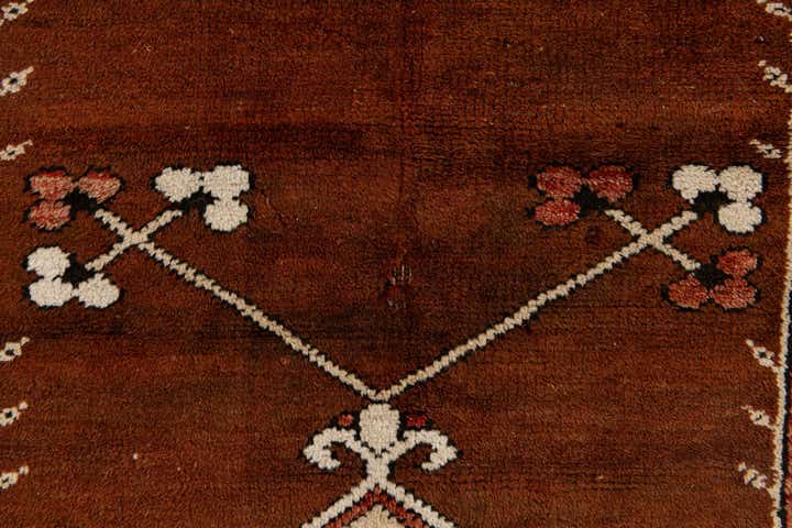 4' 3 x 7' 7 Hand Knotted Kars Wool Rug