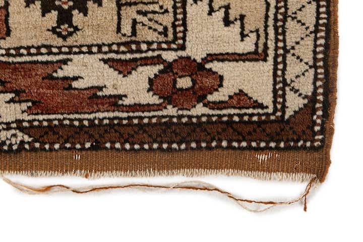 4' 3 x 7' 7 Hand Knotted Kars Wool Rug