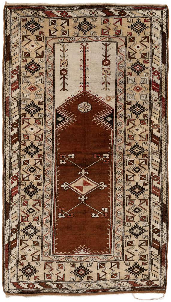 4' 3 x 7' 7 Hand Knotted Kars Wool Rug