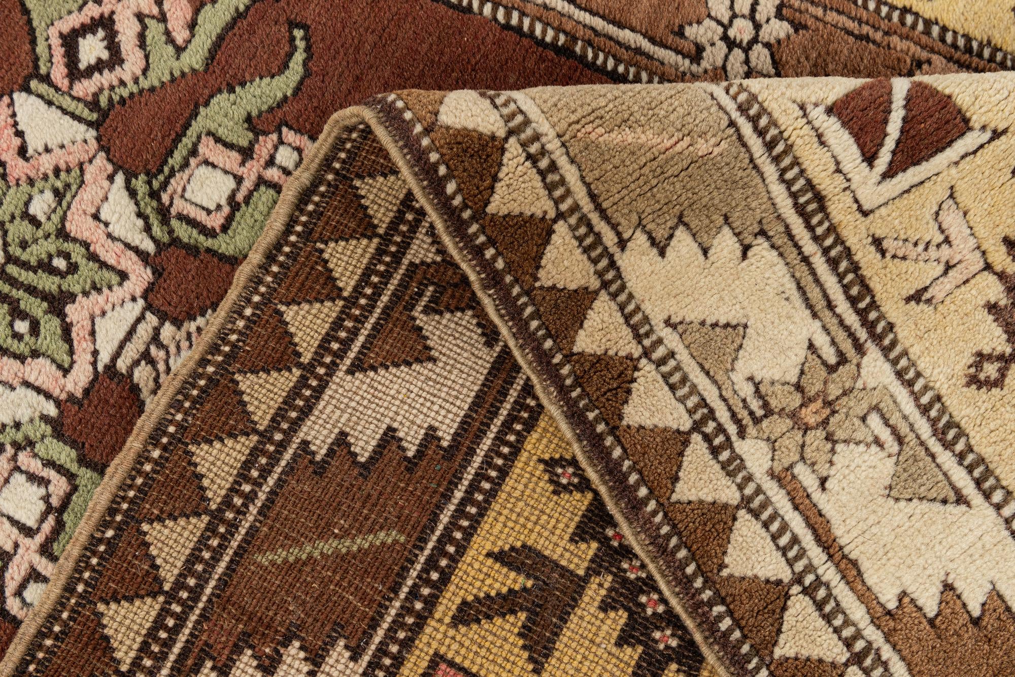 3' 9 x 6' 11 Hand Knotted Kars Wool Rug