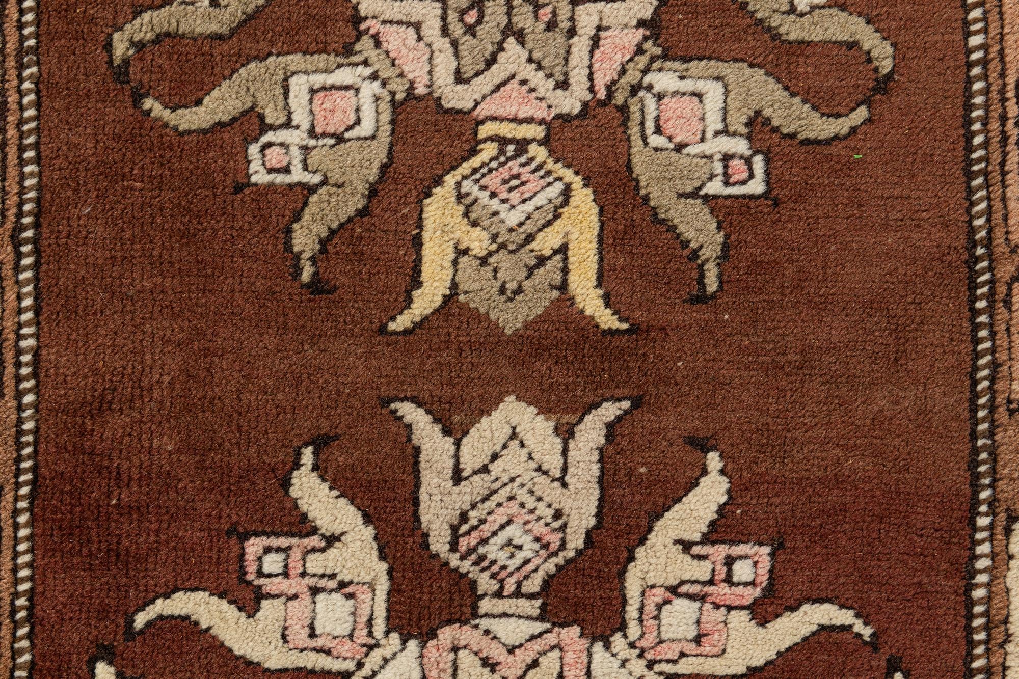 3' 9 x 6' 11 Hand Knotted Kars Wool Rug