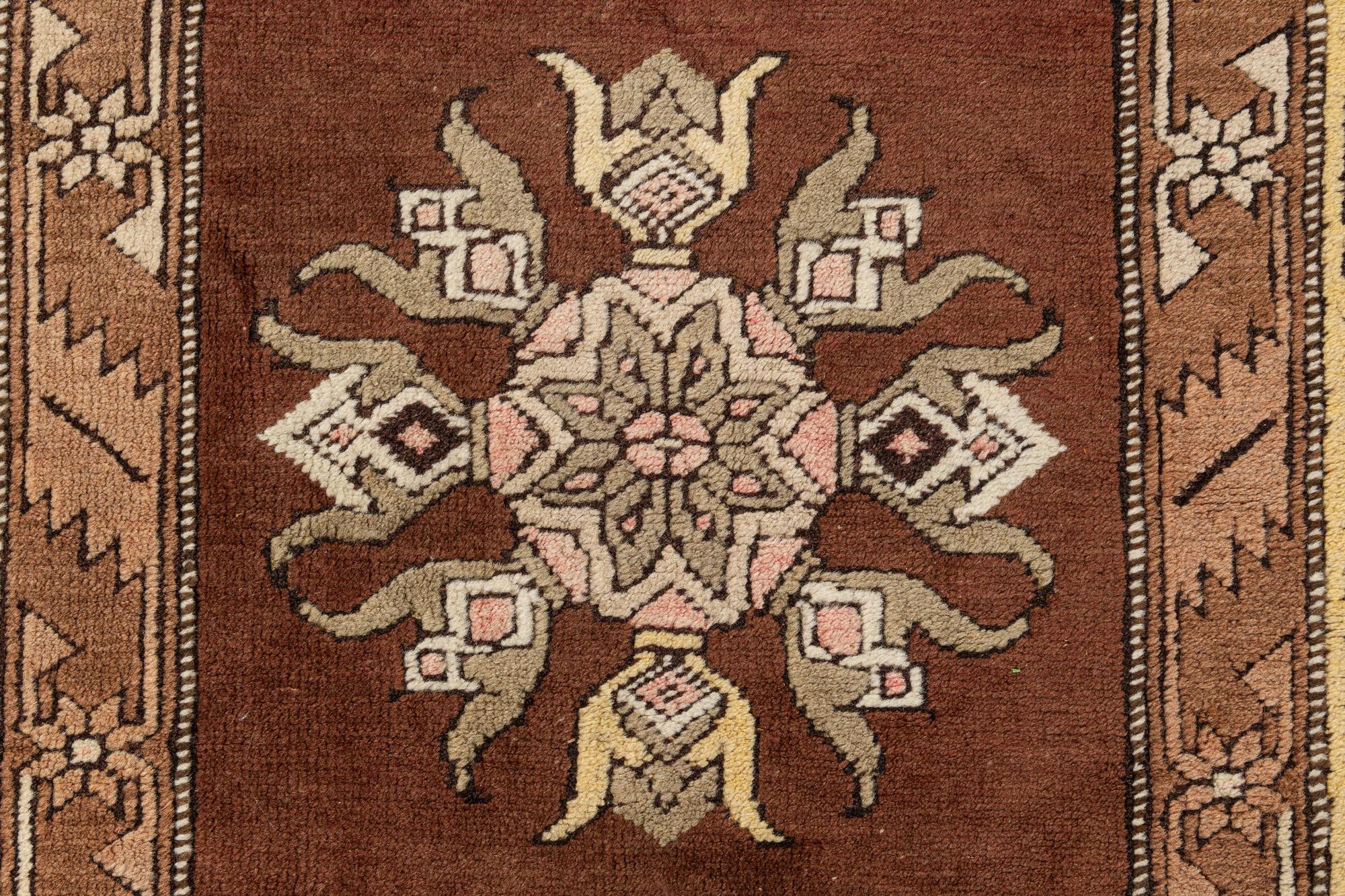3' 9 x 6' 11 Hand Knotted Kars Wool Rug