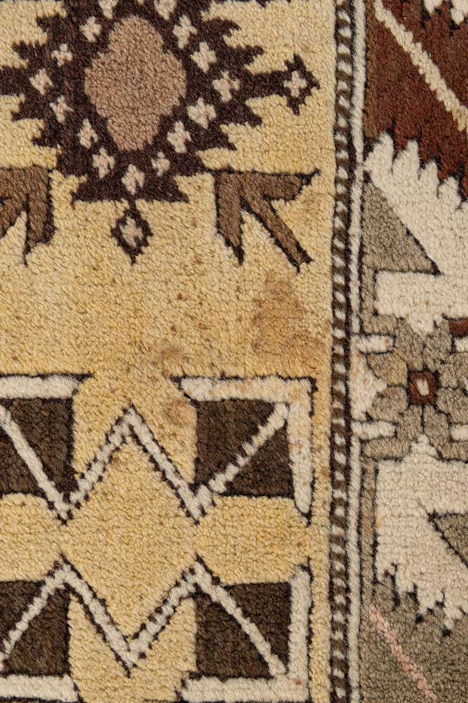 3' 9 x 6' 11 Hand Knotted Kars Wool Rug