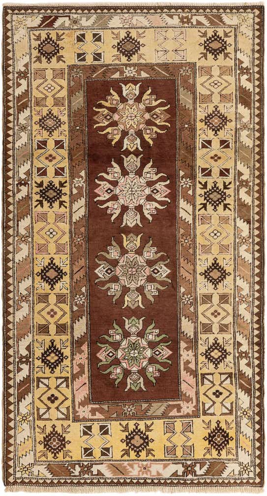 3' 9 x 6' 11 Hand Knotted Kars Wool Rug