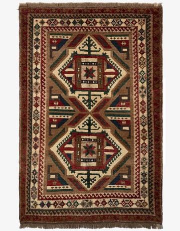 4' 9 x 7' Kars Wool Rug