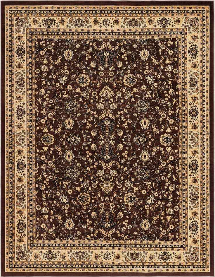 Detail image of 10' x 13' Kashan Design Rug