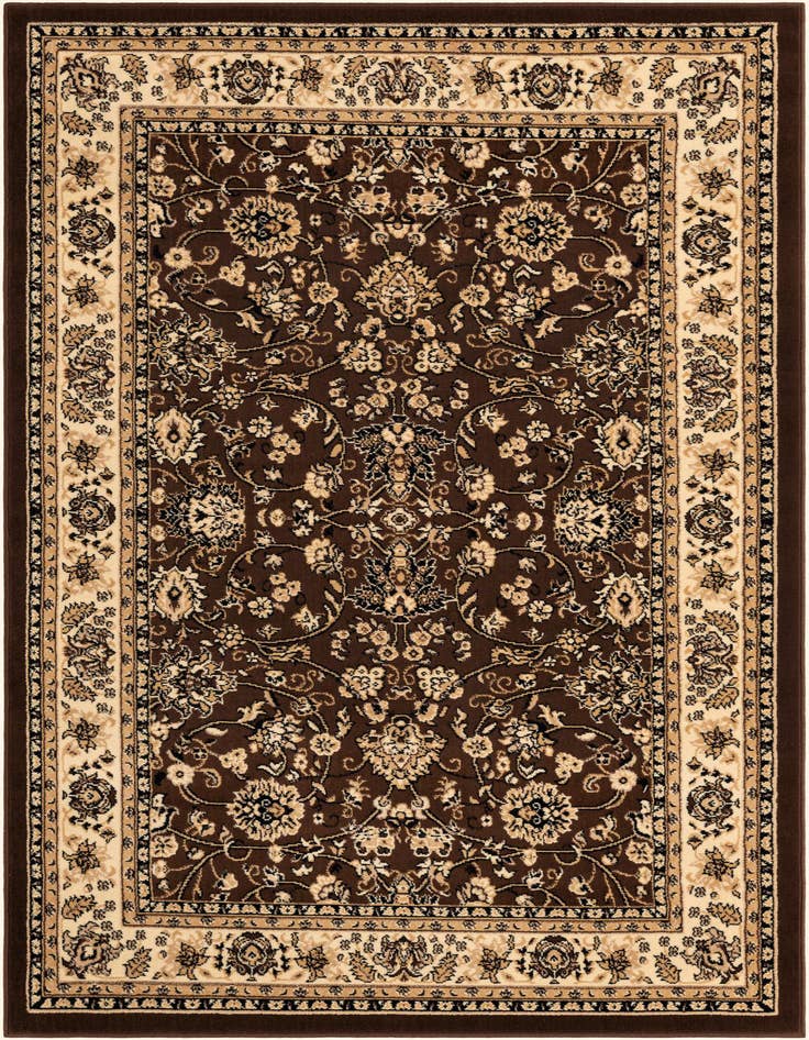 Detail image of 5' 3 x 8' Kashan Design Rug