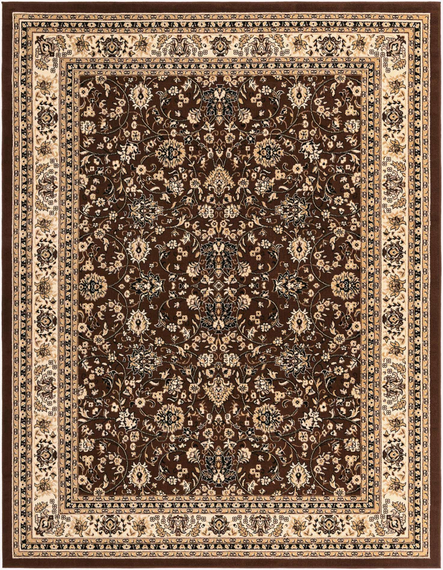 9' x 12' Kashan Design Rug
