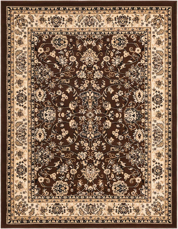 Detail image of 5' 3 x 7' Kashan Design Rug