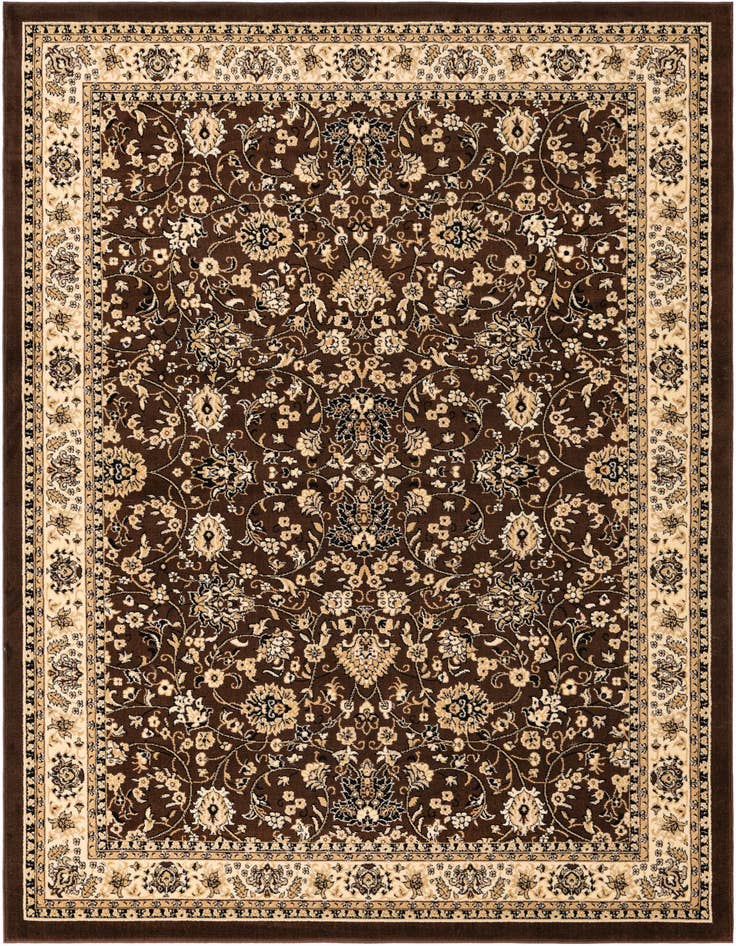 Detail image of 7' 10 x 11' Kashan Design Rug
