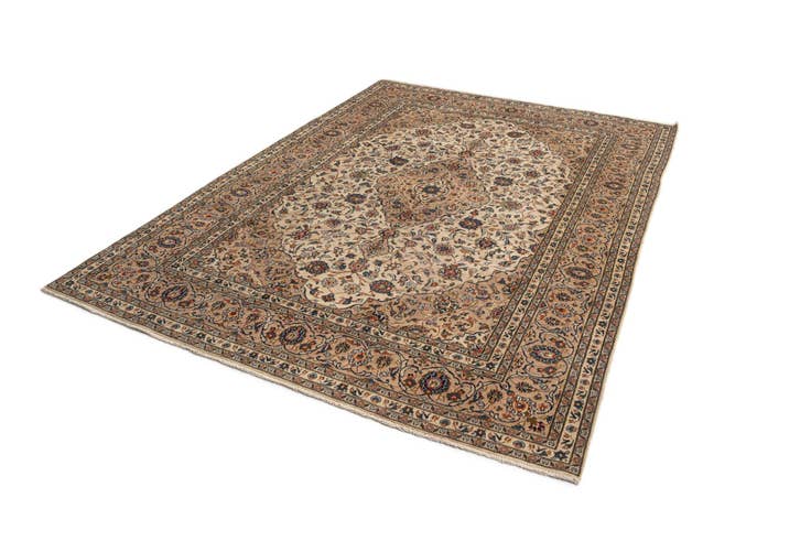Detail image of 7' 11 x 11' Kashan Wool Rug