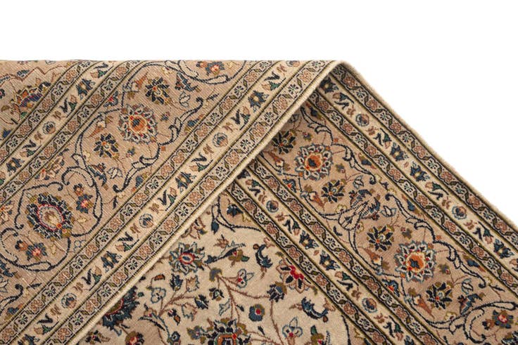 Detail image of 7' 11 x 11' Kashan Wool Rug