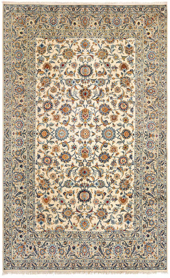 Detail image of 7' 4 x 11' 7 Kashan Wool Rug