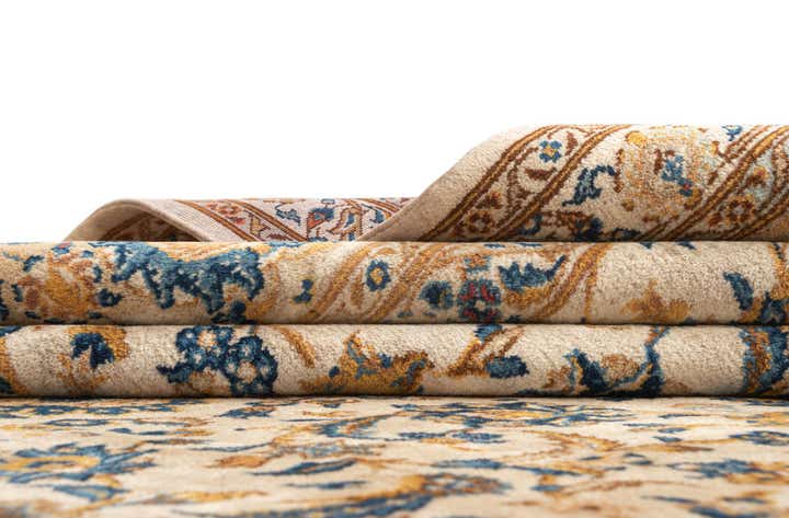 8' x 11' 7 Kashan Wool Rug