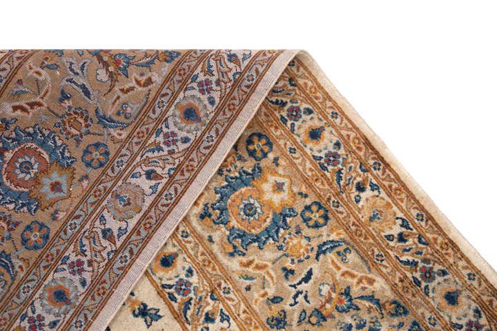 8' x 11' 7 Kashan Wool Rug