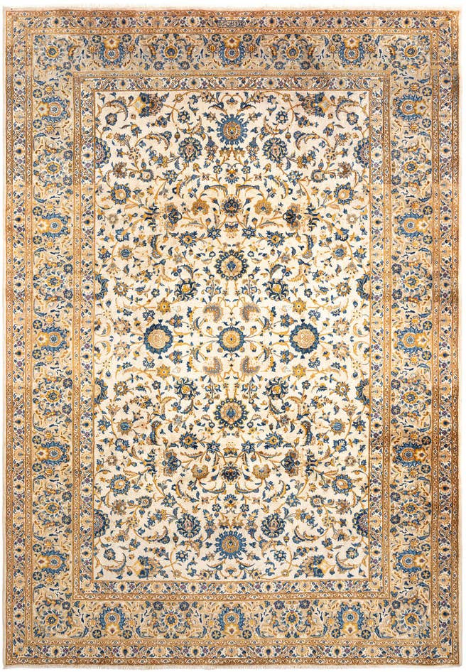 Detail image of 8' x 11' 7 Kashan Wool Rug