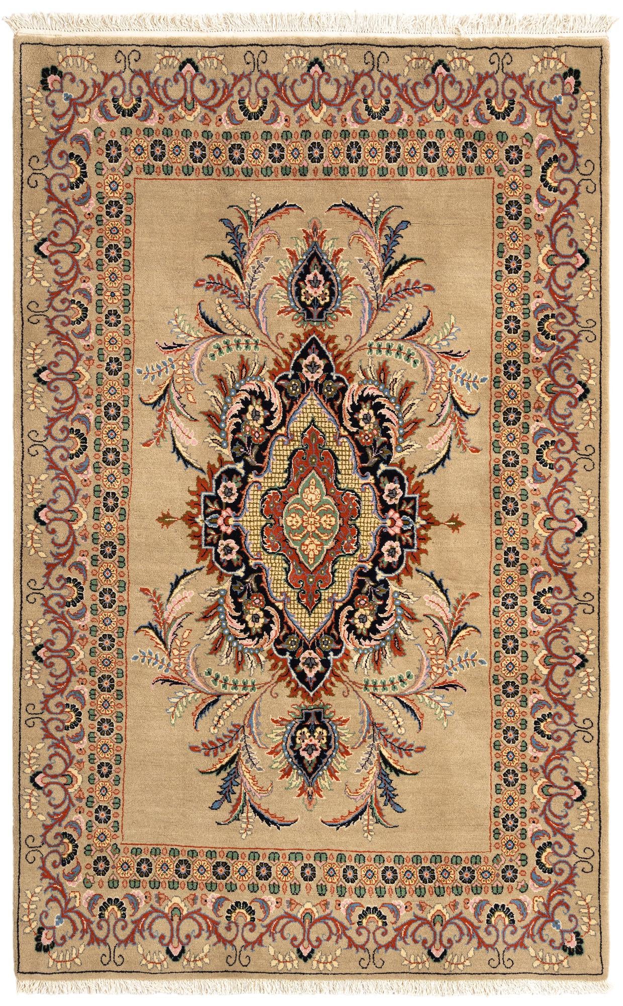 4' 6 x 7' 1 Kashan Rug
