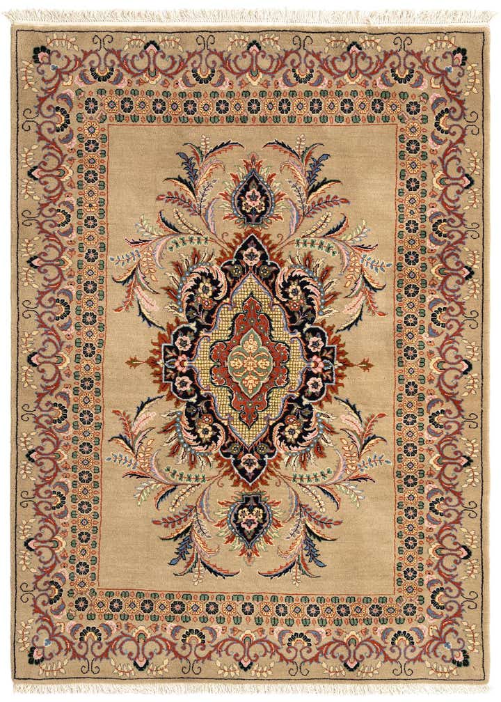 4' 6 x 7' 1 Kashan Rug