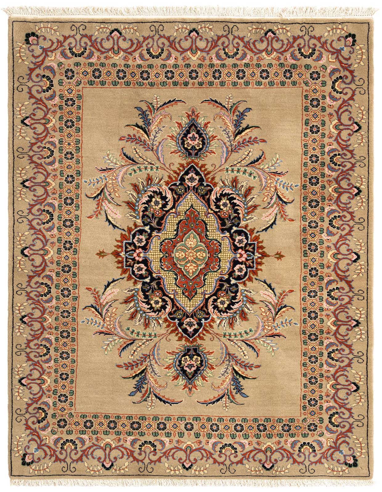 4' 6 x 7' 1 Kashan Rug