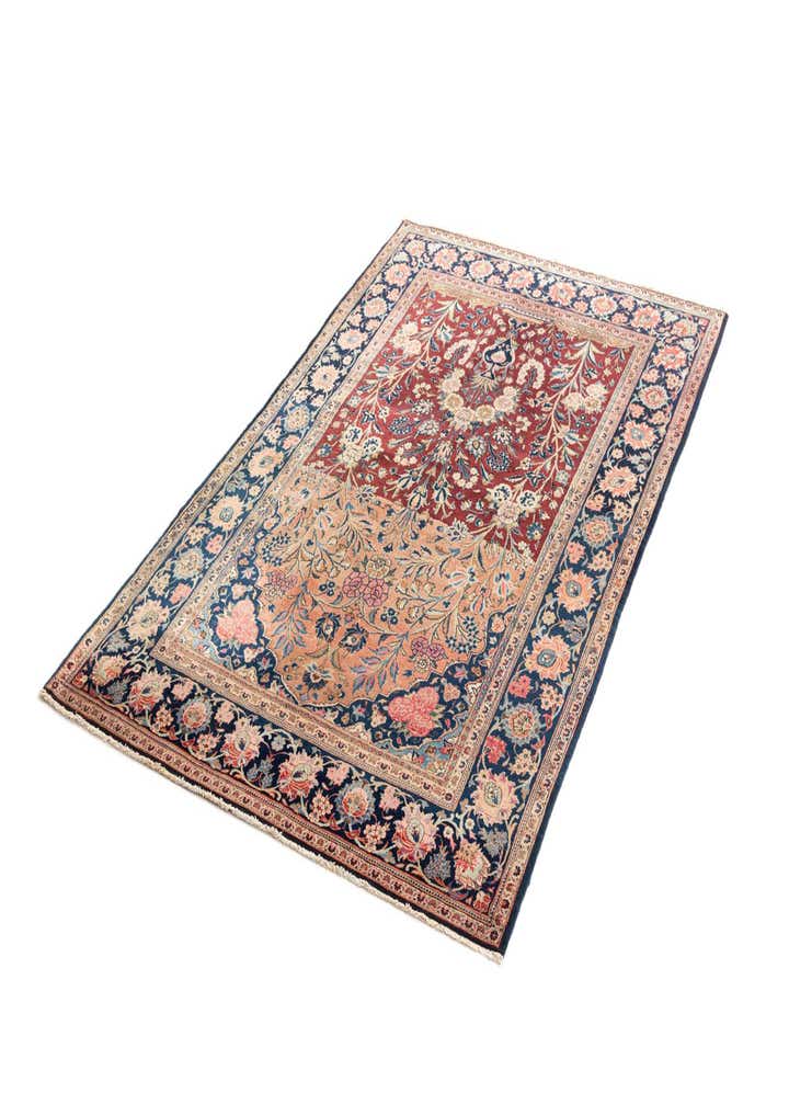 4' 5 x 6' 7 Kashan Wool Rug