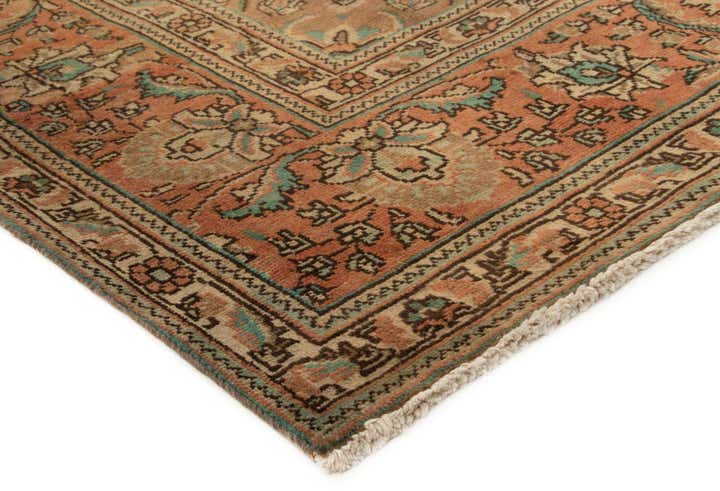 7' 8 x 11' 1 Hand Knotted Kashan Persian Wool Rug