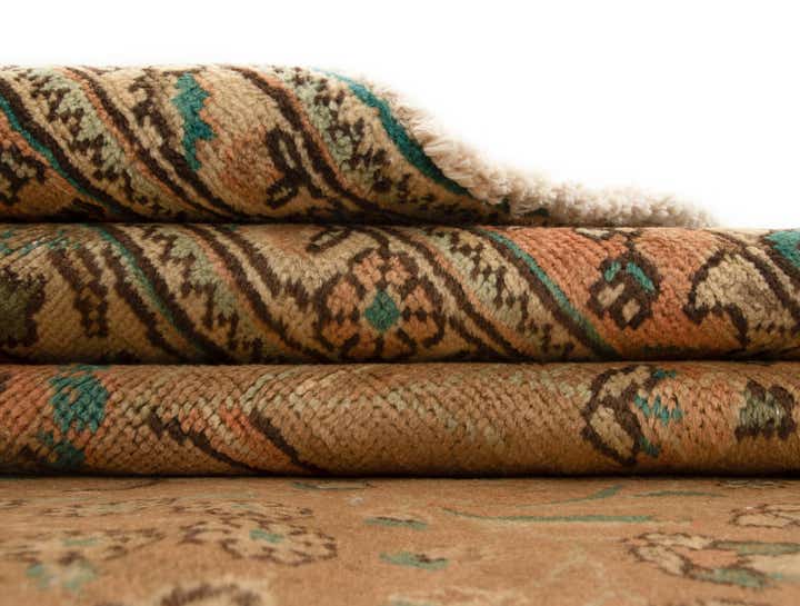 7' 8 x 11' 1 Hand Knotted Kashan Persian Wool Rug