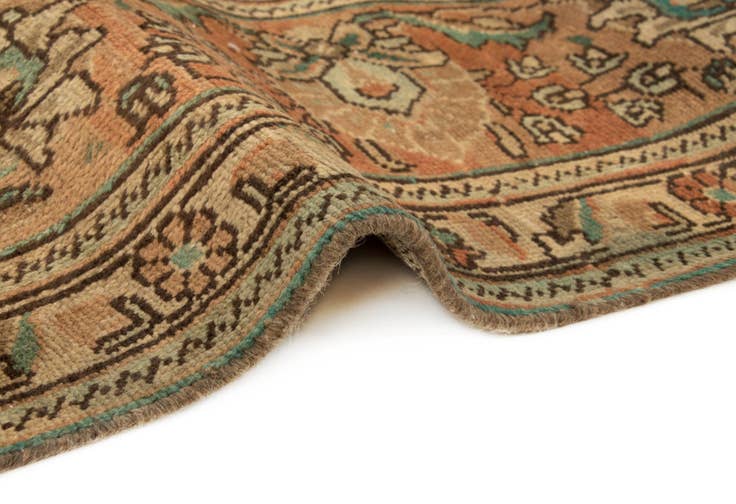 Detail image of 7' 8 x 11' 1 Hand Knotted Kashan Persian Wool Rug