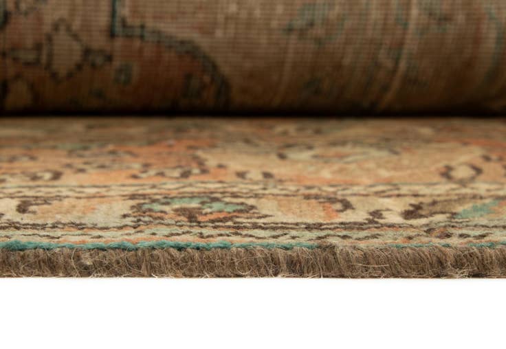 Detail image of 7' 8 x 11' 1 Hand Knotted Kashan Persian Wool Rug