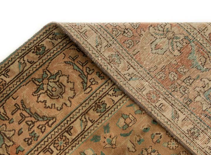 7' 8 x 11' 1 Hand Knotted Kashan Persian Wool Rug