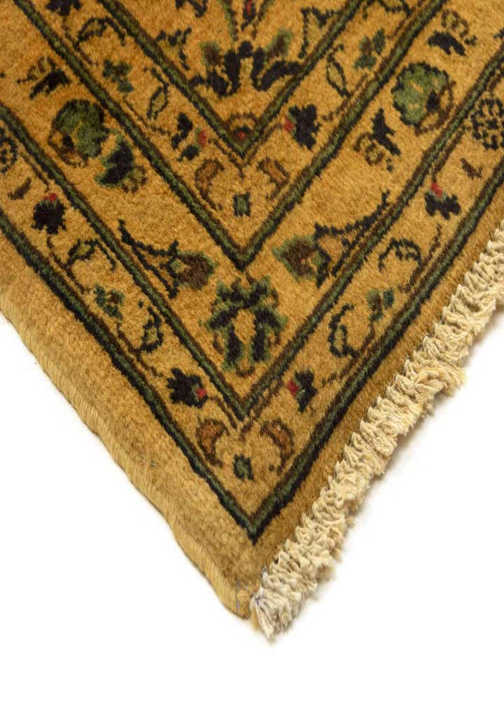 9' 7 x 12' 10 Hand Knotted Kashan Persian Wool Rug
