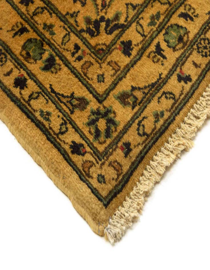 Detail image of 9' 7 x 12' 10 Hand Knotted Kashan Persian Wool Rug