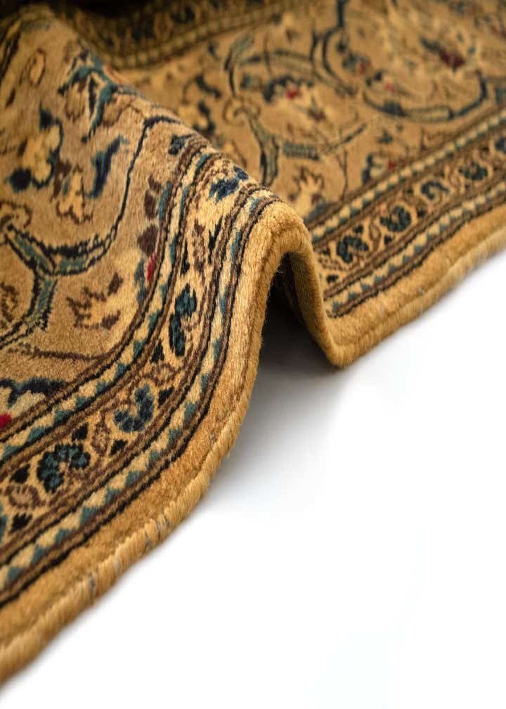 7' 11 x 11' 4 Hand Knotted Kashan Persian Wool Rug