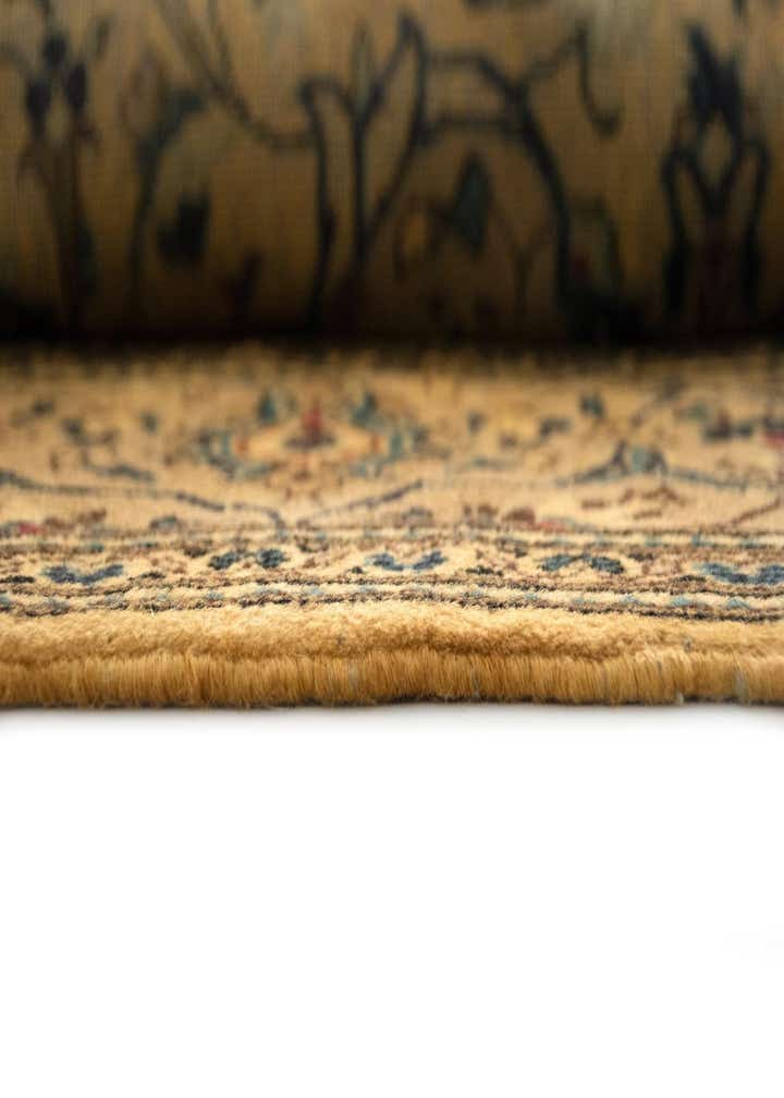 7' 11 x 11' 4 Hand Knotted Kashan Persian Wool Rug