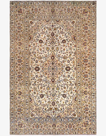 6' 3 x 9' 10 Kashan Wool Rug