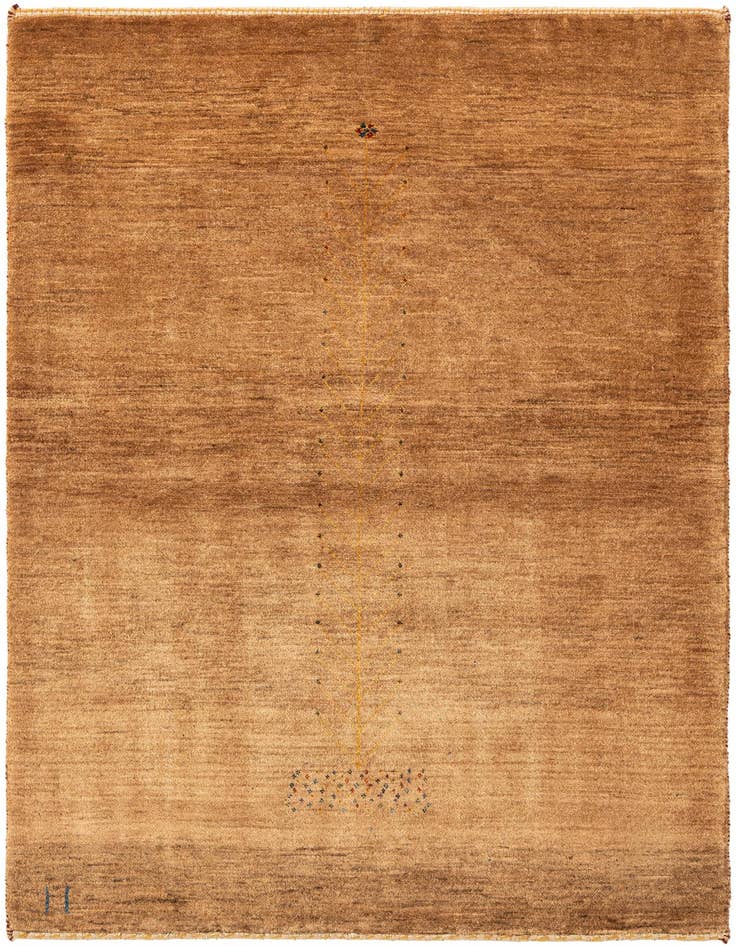 Detail image of 3' 5 x 4' 11 Kashkuli Gabbeh Rug