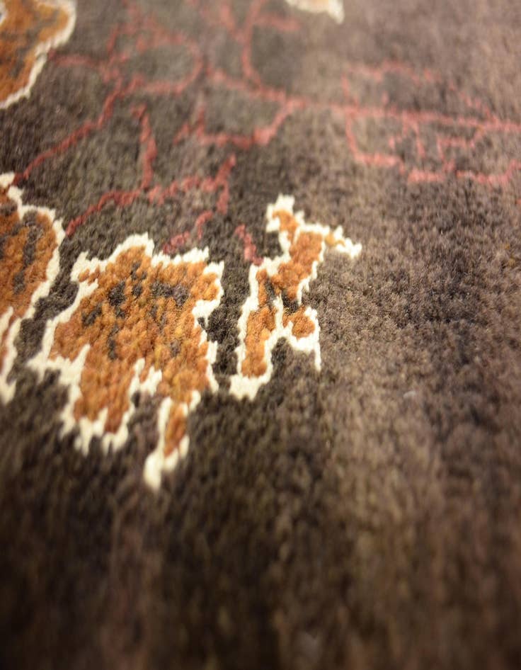 Detail image of 6' 7 x 9' 9 Hand Knotted Kashkuli Gabbeh Oriental Wool Rug
